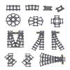 MXIZYDAOY Toy Train Track Expansion Set, Building Blocks Toy for Boys & Girls, Freely Connect & Build, Includes 114 Track Pieces, Compatible with All Major Train Brands, DIY Kit view 2
