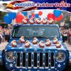 12 PCS Bald Eagle Rubber Ducks, Patriotic Bald Eagle Ducks for Jeeps, Ducks for Cruising Ships Hiding Carnival Ducking Bath Toys, Animal Ducks Collection, Baby Shower Valentines Day Gifts for Kids view 4