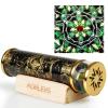 12 Constellations Libra Kaleidoscope,Handmade 4.25" Kaleidoscope,Green Ghost Crystals Healing Stones Gems Core Box,Gift Box,Anniversary Birthday Christmas New Year Valentine's Day Present Gift view 1