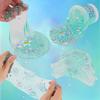 3 x 100mL Ocean Slime Kit for Girls & Boys: Mermaid Bead, Pink Crunchy & Blue Clear Slime, Sensory Experience DIY Slimes Set, Slimes Party Favors for Kids Birthday Easter Halloween Teens Gift view 3