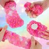 3 x 100mL Ocean Slime Kit for Girls & Boys: Mermaid Bead, Pink Crunchy & Blue Clear Slime, Sensory Experience DIY Slimes Set, Slimes Party Favors for Kids Birthday Easter Halloween Teens Gift view 4