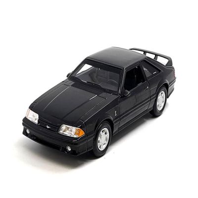 1:24 Scale Diecast Model Car Compatible with Maisto 1993 Ford Mustang SVT Cobra Black Special Edition 32906BK