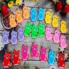 24 Packs Cats Bulk Mini Pop Fidget Keychain,Boys and Girls Kids Birthday Party Favors Supplies Classroom Students Bubble Prize view 2