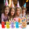 24 Packs Cats Bulk Mini Pop Fidget Keychain,Boys and Girls Kids Birthday Party Favors Supplies Classroom Students Bubble Prize view 4
