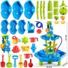 NIPLOOOW Auto Water Table for Toddlers 3-5, Kids Sand Water Table, Water and Sand Activity Sensory Table Summer Beach Outside Toys Backyard for Kids Toddlers Age 3 4 5 6 7 8 view 3