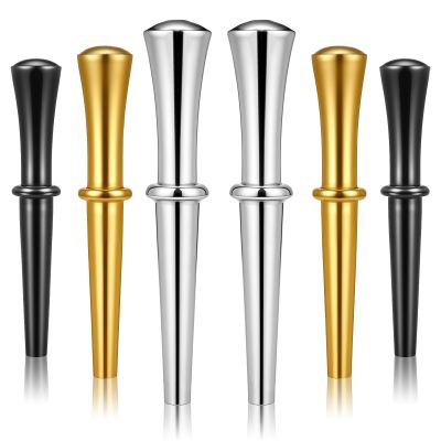 12 Pieces Cribbage Pegs, Metal Cribbage Board Pegs Fit 1/8 Holes with Tapered Design for Cribbages Traditional Board Game (3 Colors)