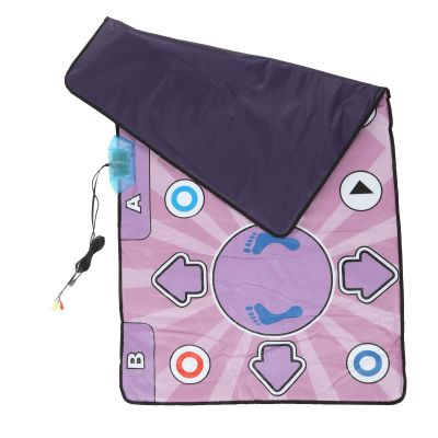 ZJchao Double Dance Mat High Sensitivity Improve Coordination Electronic Dancing Pad with AV USB Interface English