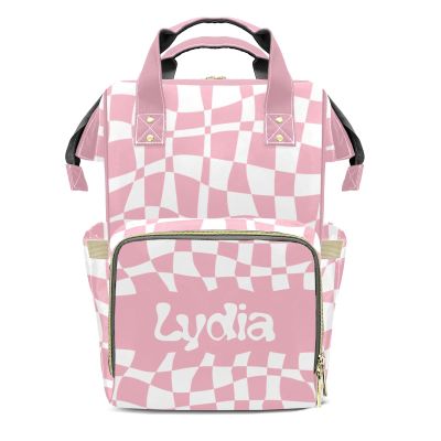 ZAACUSTOM Custom Diaper Bag for Baby Boy Girl with Name Personalized Diaper Bag Nappy Backpack Customized Mom Shoulder Bag, Multi-functional, Waterproof, Large Capacity