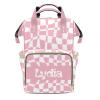 ZAACUSTOM Custom Diaper Bag for Baby Boy Girl with Name Personalized Diaper Bag Nappy Backpack Customized Mom Shoulder Bag, Multi-functional, Waterproof, Large Capacity view 1