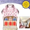 ZAACUSTOM Custom Diaper Bag for Baby Boy Girl with Name Personalized Diaper Bag Nappy Backpack Customized Mom Shoulder Bag, Multi-functional, Waterproof, Large Capacity view 2