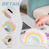 2-Pack Ceramic Piggy Bank Creative Rainbow Coin Jar Living Room Study Decoration Decorative Accessories Birthday Party Gift view 4