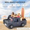 Tiny Land Wooden Dollhouse Garage Set  Realistic Design with Garage, Workbench,Lawn Mower & SUV Car, Expansion Dollhouse Furniture & Accessories for Doll house, Educational Pretend Play Gift for Kids view 2
