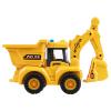 11" Dump Truck Toy, 1: 18 Scale, Inertia-Powered Dump Truck, with Realistic Lights, Rumbling Action, Anti-Slip Tires, Sturdy Plastic  Toy Truck Indoor & Outdoor Sandbox Vehicle for Kids Ages 3+ view 1