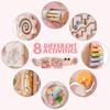 ROBUD Wooden Busy Board for Children - Montessori Learning Toy, Wall Mounted Activity Centre with Gears, Maze, Children's Wooden Toy Gifts for Toddlers, Girls, Boys view 2