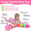 Baby Tummy Time Toy 0-6 Month Musical Stuffed Animal Plush Caterpillar Toy for Infant 6-12 Month Teething Sensory Toy with Crinkle Rattle for Babies 0-3-6 Month Newborn Toys for Boy Girl Birthday Gift view 3