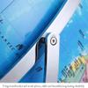 Geographic Globes 720 Rotating Globe With Metal Bracket World Globe Hd Blue Geographic Globes For Learning Education Globes Fun view 3