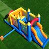HuaKastro 20.5FT(L) Extended Inflatable Obstacle Course Bounce House for Kids Party Easter Event, with Various Obstacles: Tunnel, Crossing Wall, Jungle, Jumping Area, Climbing Wall and Slide view 1