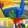 HuaKastro 20.5FT(L) Extended Inflatable Obstacle Course Bounce House for Kids Party Easter Event, with Various Obstacles: Tunnel, Crossing Wall, Jungle, Jumping Area, Climbing Wall and Slide view 4