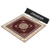 Square Mahjong Matching Game, Mahjong Table Mat for Mahjon Poker, Crystal Velvet Mahjong Game Mat(Brown,100cm/39in) view 1