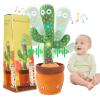 MILEGI Dancing Talking Cactus Baby Toy, Singing Mimicking Repeating Plush  Educational Interactive Toddler Toy, Repeat What You Say, Tummy Time Toys for Infant Boys Girls 1 Year Old view 1