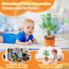 MILEGI Dancing Talking Cactus Baby Toy, Singing Mimicking Repeating Plush  Educational Interactive Toddler Toy, Repeat What You Say, Tummy Time Toys for Infant Boys Girls 1 Year Old view 3