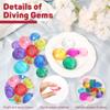 15 PCS Diving Gems Pool Toys, Large Diamond Gem Pool Toys for Kids Ages 4-8-12, Colorful Pool Diving Toys, Swimming Gems Toys, Underwater Sinking Diving Gems for Kids Summer Gift Pool Party Favors view 3
