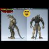 1/12 Size Action Figure 9in Dinosaur Dragon Warrior Ceratosaurus Collectible Game Character (Green) view 1