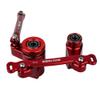 BEAXTURBO Racing Upgrade Parts CNC Aluminum 7075 Servo Steering bellcrank Set for Losi 8IGHT-X Super Lasernut 1/6 (red) view 2