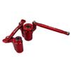 BEAXTURBO Racing Upgrade Parts CNC Aluminum 7075 Servo Steering bellcrank Set for Losi 8IGHT-X Super Lasernut 1/6 (red) view 3