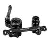 BEAXTURBO Racing Upgrade Parts CNC Aluminum 7075 Servo Steering bellcrank Set for Losi 8IGHT-X Super Lasernut 1/6 (Black) view 2