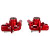 BeaxTurbo Racing Upgrade Parts CNC Aluminum #7075 Front Spindle Carrier Set for Losi 8IGHT-X Super Lasernut 1/6 (red) view 1
