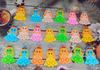 24 Packs Bulk Mini Pop Fidget Keychain,Boys and Girls Birthday Party Favors Supplies Classroom Students Bubble Prize view 2