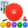 8.5 Inch Kickball Set, Dodgeballs 6 Pack,12 Pack,Playground Balls for Kids&Adults, Bouncy Balls Includes Pump and Storage Bag, Handball for Outdoor & Indoor Games, Boys and Girls Gift with Gift Box view 1