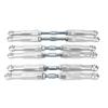 BeaxTurbo Racing Upgrade Parts Aluminum 7075 Front Rear&Steering Link Rod Kit for Losi 8IGHT-X Super Lasernut 1/6 (Silver) view 2