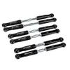 BeaxTurbo Racing Upgrade Parts Aluminum 7075 Front Rear&Steering Link Rod Kit for Losi 8IGHT-X Super Lasernut 1/6 (Black) view 1