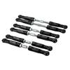 BeaxTurbo Racing Upgrade Parts Aluminum 7075 Front Rear&Steering Link Rod Kit for Losi 8IGHT-X Super Lasernut 1/6 (Black) view 3