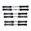 BeaxTurbo Racing Upgrade Parts Aluminum 7075 Front Rear&Steering Link Rod Kit for Losi 8IGHT-X Super Lasernut 1/6 (Black) view 4