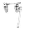 BEAXTURBO Racing Upgrade Parts CNC Aluminum 7075 Servo Steering bellcrank Set for Losi 8IGHT-X Super Lasernut 1/6 (Silver) view 2