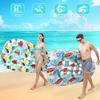 2 Pack Pool Floats Lounger, Instaywell Pool Floats Adult Heavy Duty, Pool Rafts Floaties Water Hammock Tanning Floating Pool Party Toys for Swimming Pool Summertime Beach Outdoor view 3