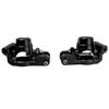 BeaxTurbo Racing Upgrade Parts CNC Aluminum #7075 Front Spindle Carrier Set for Losi 8IGHT-X Super Lasernut 1/6 (Black) view 2