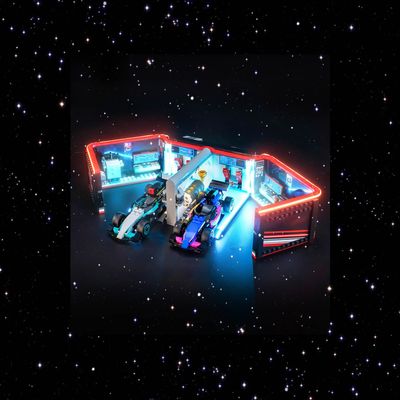 Brick Shine Light Kit for F1 Garage & Mercedes-AMG & Alpine Cars 60444(Model Set is not Included) (Classic)