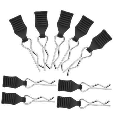 GARVALON 20pcs Rc Body Clips High Elasticity R-Type for Secure Car Shell Fixing Compatible Rc Vehicles for Quick Installation and Retention