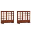 1/12 Dollhouse Wooden Screen Basswood Miniature Dollhouse Screen Furniture for 1/12 1/6 Dollhouse Decoration view 1