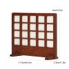 1/12 Dollhouse Wooden Screen Basswood Miniature Dollhouse Screen Furniture for 1/12 1/6 Dollhouse Decoration view 2