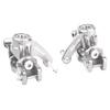 BeaxTurbo Racing Upgrade Parts CNC Aluminum #7075 Front Spindle Carrier Set for Losi 8IGHT-X Super Lasernut 1/6 (Silver) view 1