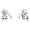 BeaxTurbo Racing Upgrade Parts CNC Aluminum #7075 Front Spindle Carrier Set for Losi 8IGHT-X Super Lasernut 1/6 (Silver) view 4