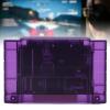 Classic Game Cartridge,3000 in 1 Game 8GB Memory Card and Support FAT16 FAT32, Automatic Save and Backup, for SNES Consoles US Version (Transparent Violet) view 1