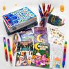 24 Ramadan Coloring Books Bulk With 24 Stacking Crayons Set Eid Mubarak Holiday Activity Coloring Book Ramadan Eid Activities Party Favors Gift Goodie Bags Fillers Stuffers DIY Craft view 3