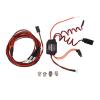 30A RC Brushed ESC Electronic Speed Controller 2 Output Dual Brake ESC with Red White Lights for 1/18 1/24 1/28 RC Cars view 1