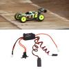 30A RC Brushed ESC Electronic Speed Controller 2 Output Dual Brake ESC with Red White Lights for 1/18 1/24 1/28 RC Cars view 4